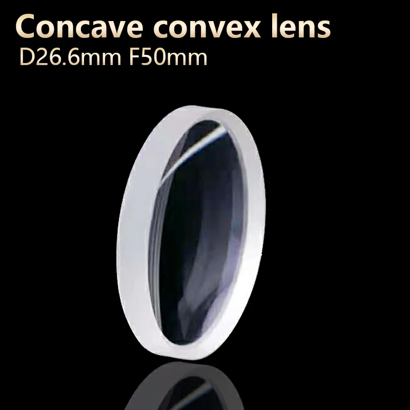 

Concave convex lenses Microscope lens Telescope lens Optical research Experiment D26.6mm F50mm Customizable