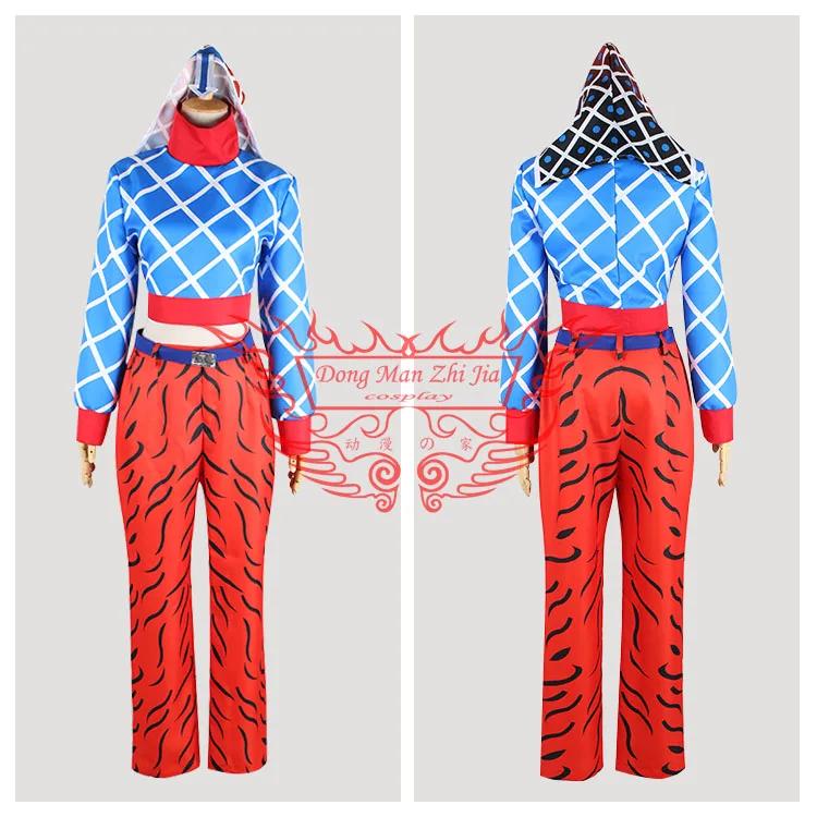 Golden Wind Guido Mista Top Sweater Adult Party Suit Halloween Christmas Men Women Outfit Cosplay Legend Cosplay Costume