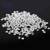 50pcs/200PCS AAAAA White 0.6~7.5mm Cubic Zirconia Stone Round Brilliant Cut Loose CZ Stones Synthetic Gems Beads For Jewelry