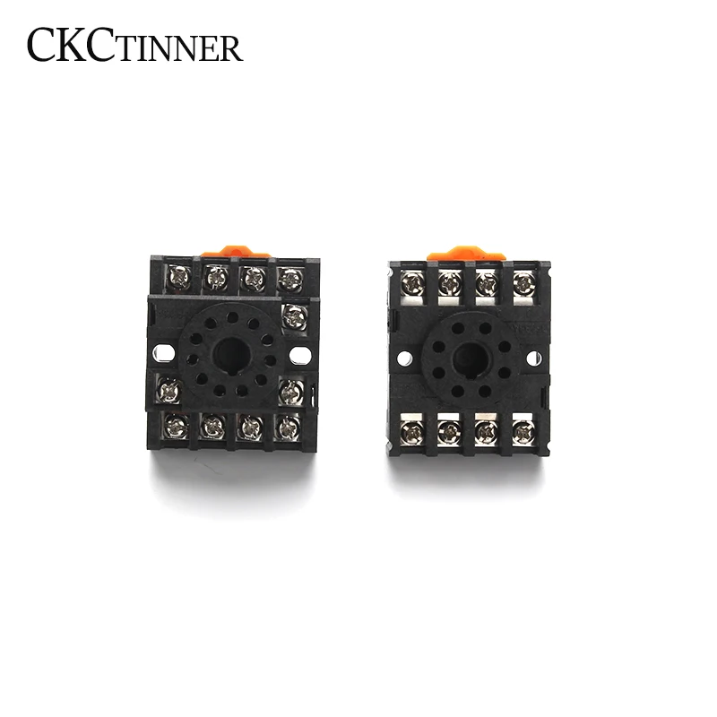 1pcs Relay Socket Base PF083A 8pin PF113A  11pin For DH48S ST3P AH3-3 MK2P JTX-2C H3CR Rail Mounting