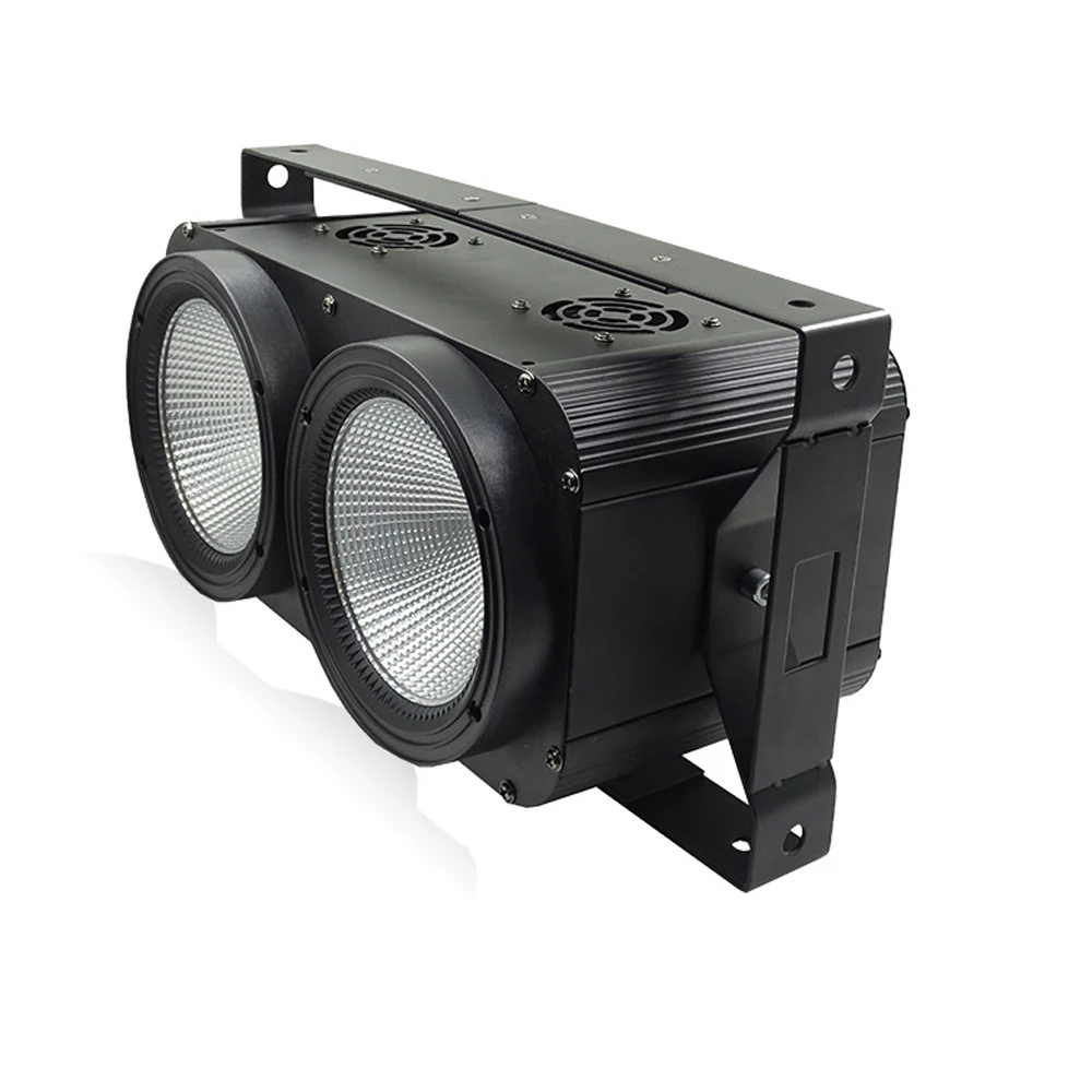 Imagem -03 - Iluminação de Palco Led Dois-olhos Audiência Luz Peças 100w Alto Brilho Dmx512 Cob Superfície Luzes dj Equipamentos dj Controlador