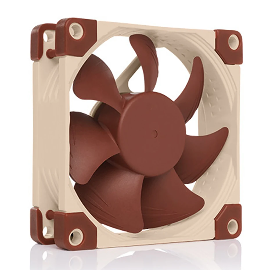 Imagem -02 - Noctua Nf-a8 Case Ventilador 80 mm Cpu Ventiladores de Refrigeração 3pin 4pin Pwm Silencioso Controle de Temperatura Dissipador Fãs