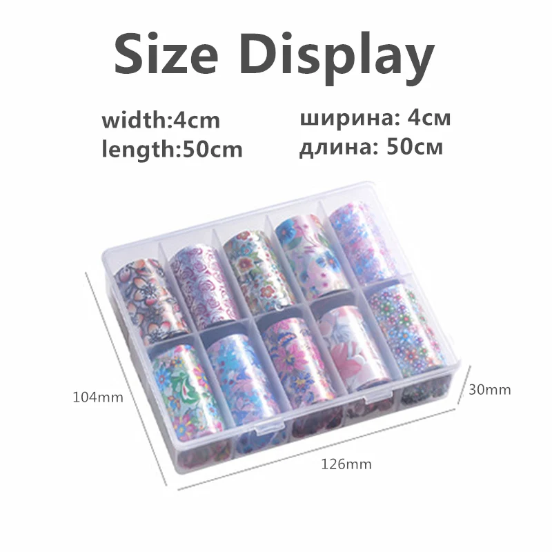 Nuevas Láminas de Flores para Uñas para Papel de Transferencia Pegatinas Florales Adhesivas Envolturas de Uñas de Frutas DIY Decoración de Mármol de Agua para Uñas 6