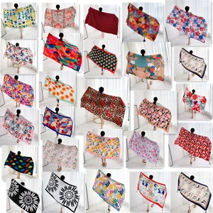 20 Stile 90x180 cm Baumwollwäsche Sommer Strandkleid Bikini Cover-ups Sarong Packing Cachecol Frauen Badeanzug 12 Hauptverkäufe Chic Beach Ausfahrt - №10