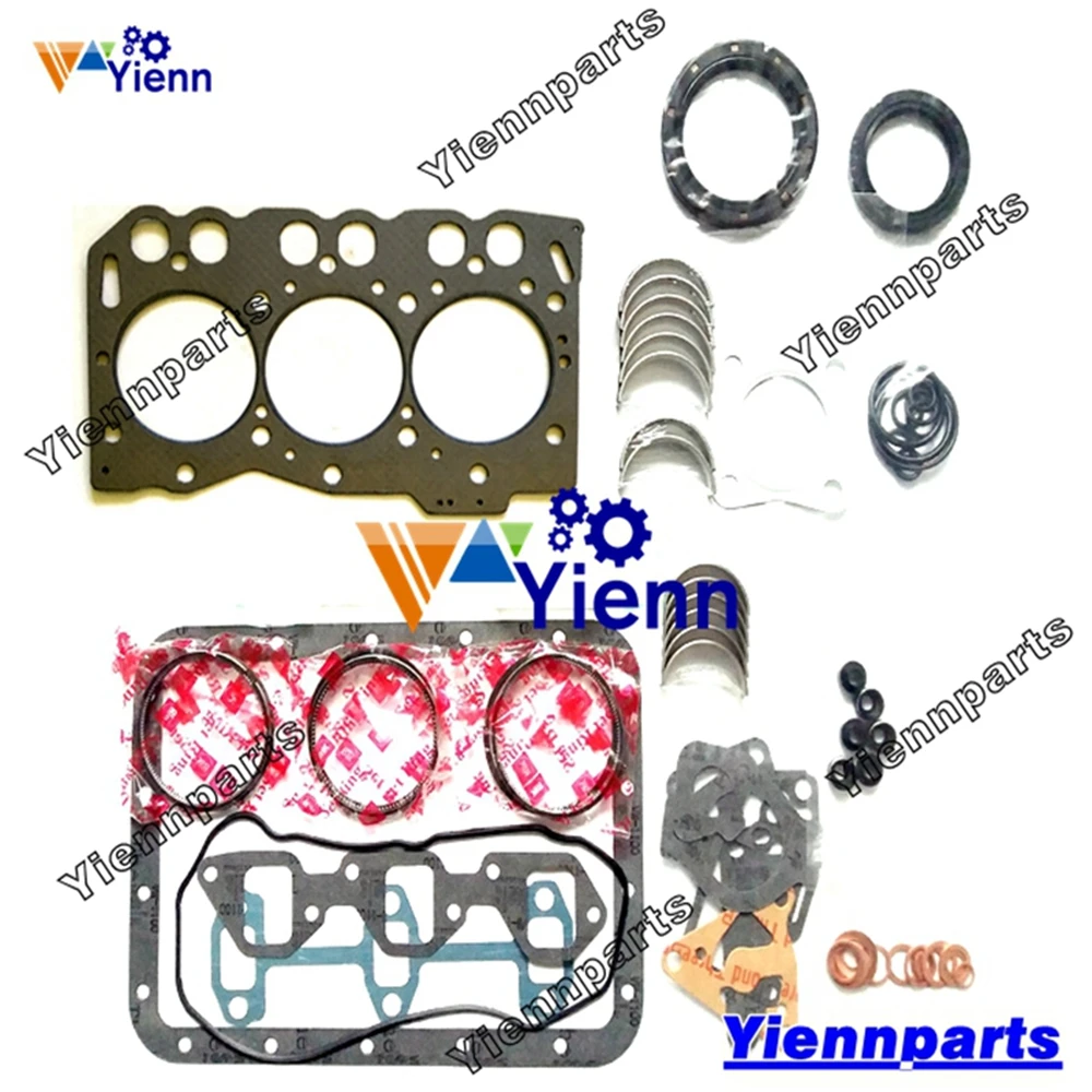 3TNE68 Overhaul Re-Ring Kit For Yanmar Tractor GC215 GC216 Ke-14 Diesel Engine Parts