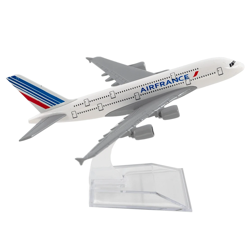 

1/400 масштаб самолета Airbus A380 Air France 16 см модель самолета из сплава игрушки для детей подарок для коллекции