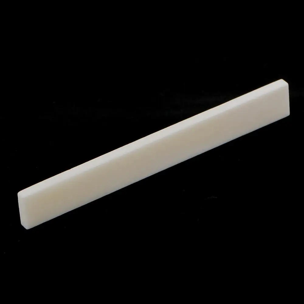 10x BLANK BONE Saddle Guitar 85x3.5x10mm Luthier Nut Bridge