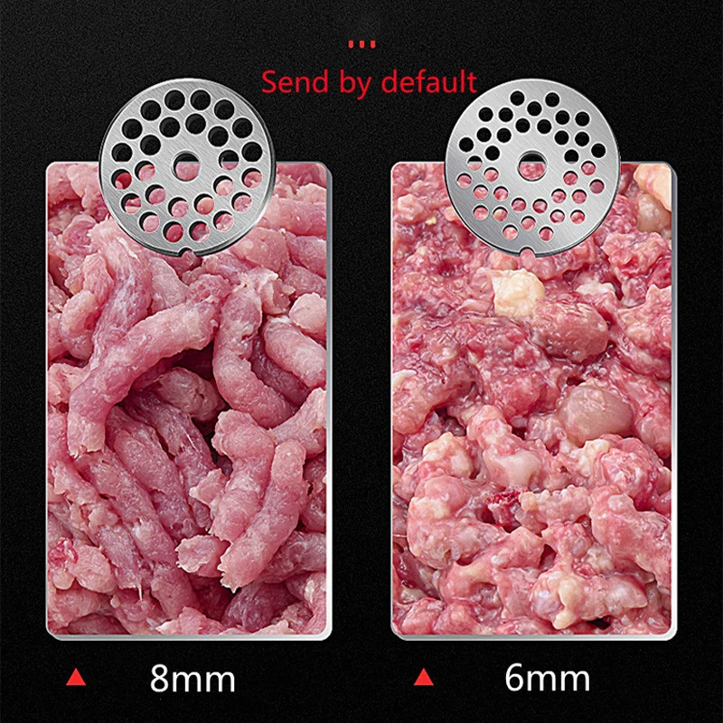 Affettatrice di carne commerciale per maiale manzo pesce petto di pollo montone affettare triturare tritacarne Hachoir à viande Coupe-viande