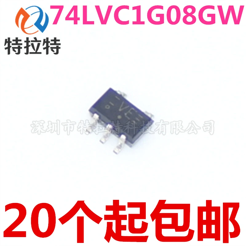 10pcs/lot 74LVC1G08GW VE SOT-353 Logic Chip Brand New & Original