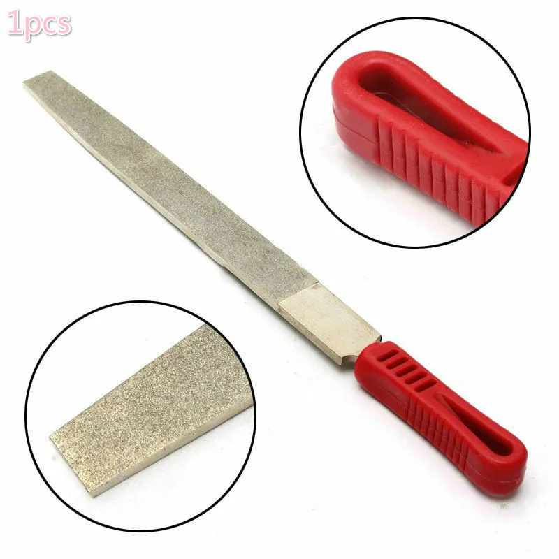 1pcs 150mm Polishing file flat file Finishing tool 300 fine grit grinding hand files metal wood working tools