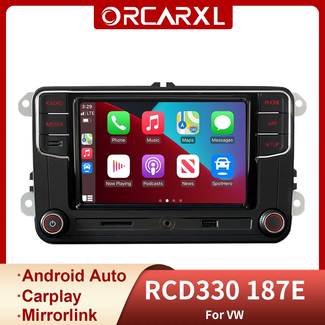 

RCD330 Plus RCD330G R340G Android Auto Carplay 6RF 035 187E Car MIB Radio For VW Golf Jetta MK6 CC Tiguan Passat Polo Car Radio