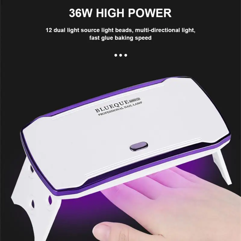 Nail Art Lamp 36w Mini Nail Art Dryer UV LED Lamp Portable USB Interface Very Convenient For Family Nail Art Tools