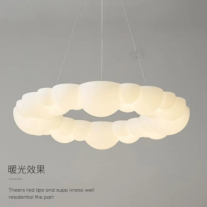 

Nordic Designer Cloud Pendant Lamp Chandeliers LED Modern Living Room Lamp Dining Room Children's Room Bedroom Ceiling Lamps