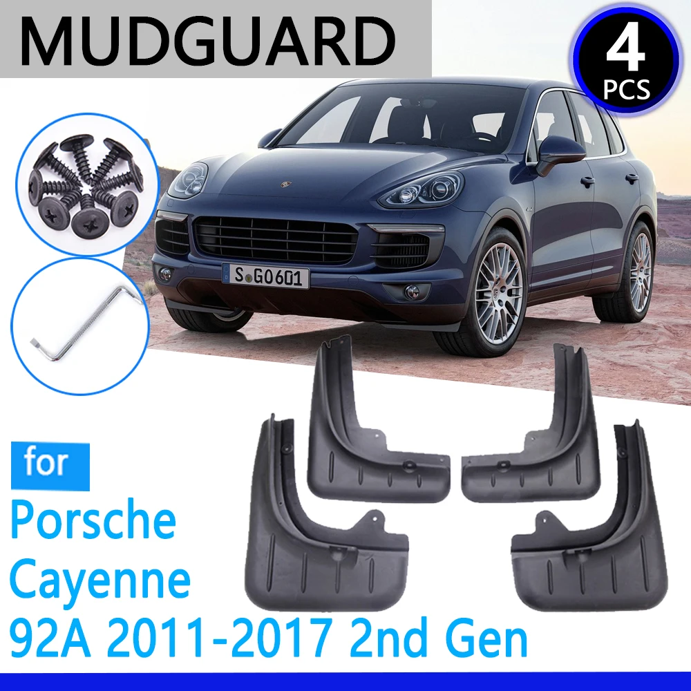 Mudguards for Porsche Cayenne 92A 2011~2017 2012 2013 2014 2015 2016 Car Accessories Mudflap Fender Auto Replacement Parts