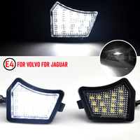 2Pcs LED Front Under Mirror Lamp Puddle Light For Volvo XC70 XC90 S40 S60 S80 V50 V70 C30 C70 Jaguar XJ X350 X351 XF X250