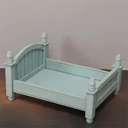 Baby Small Photography Bed Photo Studio Photography Props Newborn Small Wooden Crib for Baby Boys Girls