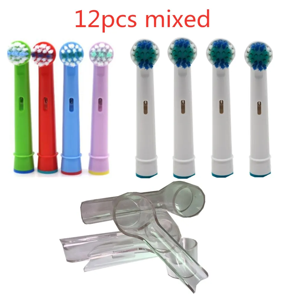 Oral B Electric toothbrush brush replacement brushhead nozzle + Children Replacement toothbrush heads + protection cover