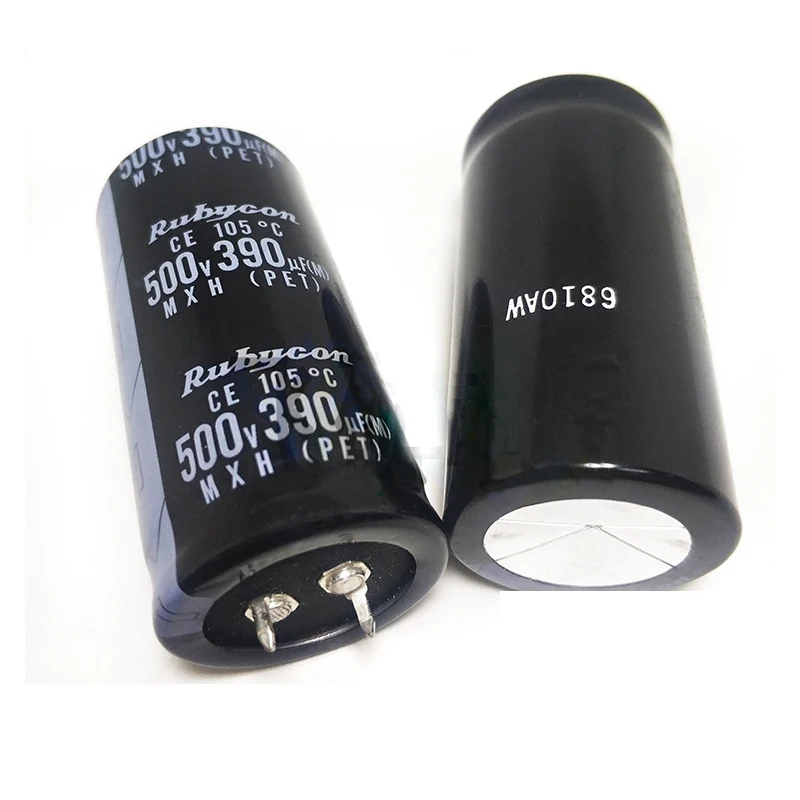 390UF 500V Tụ Điện Của RUBYCON Cho HIFI Khuếch Đại Âm Thanh Điện Tử Thành Phần 30Mm * 60Mm