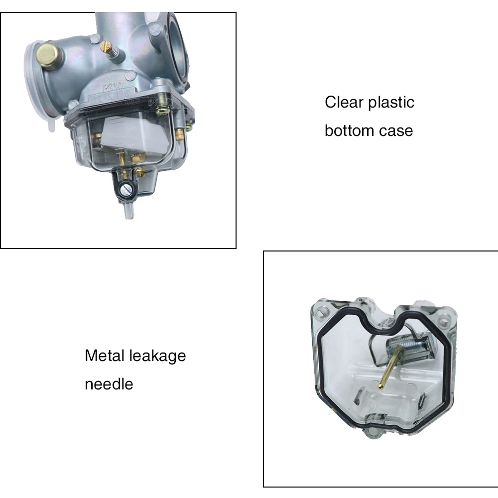 Sclmotos-For Kehin PZ26 PZ27 PZ30 PZ32 Motorcycle Carburetor Carb Float Bowl Comp Chamber Transparent Oil Cup Bottom Lower Cover