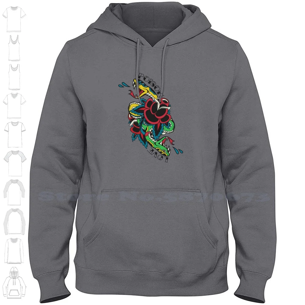 Snake Traditional Tattoo Hoodies Sweatshirt For Men Women Tattoo Snake Traditional Traditional Tattoo Skull Old School Death