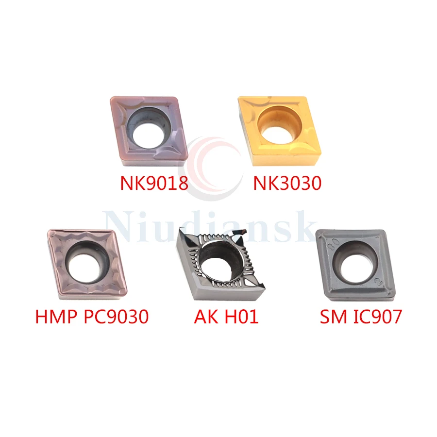 1pc SCLCR1616H09 SCLCR2020K09 screw-type external turning toolholder + 10pcs CCMT CCGT09 CNC lathe carbide blade combination set