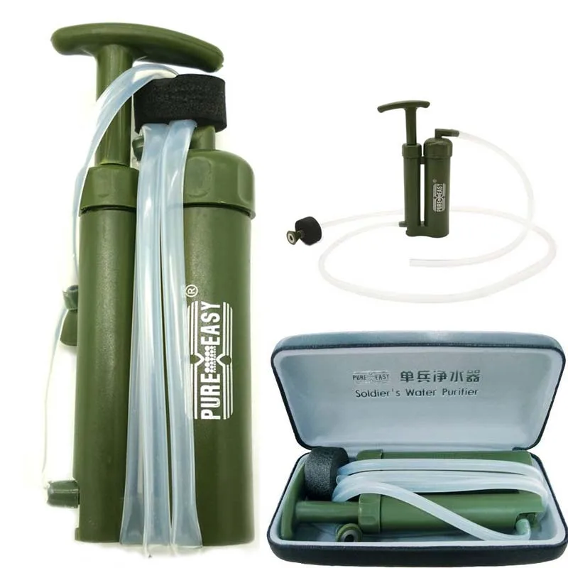 

Portable Ceramic Soldier Water Filter Purifier Cleaner system soldier's water filter remove the bacteria in water Hiking Outdoor