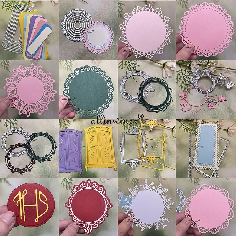 Various frame series Metal Cutting Dies Stencils Die Cut for DIY Scrapbooking Album Paper Card Embossing