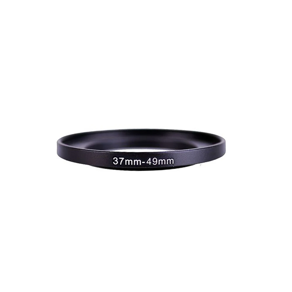 37mm-49mm 37-49 mm 37 to 49 Step Up Lens Filter Metal Ring Adapter Black