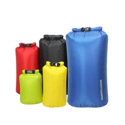 Bolsa seca impermeable 30D de nailon ultraligero, bolsas de almacenamiento para natación, Trekking, navegación, canoa, resistencia al agua para balsa de Camping