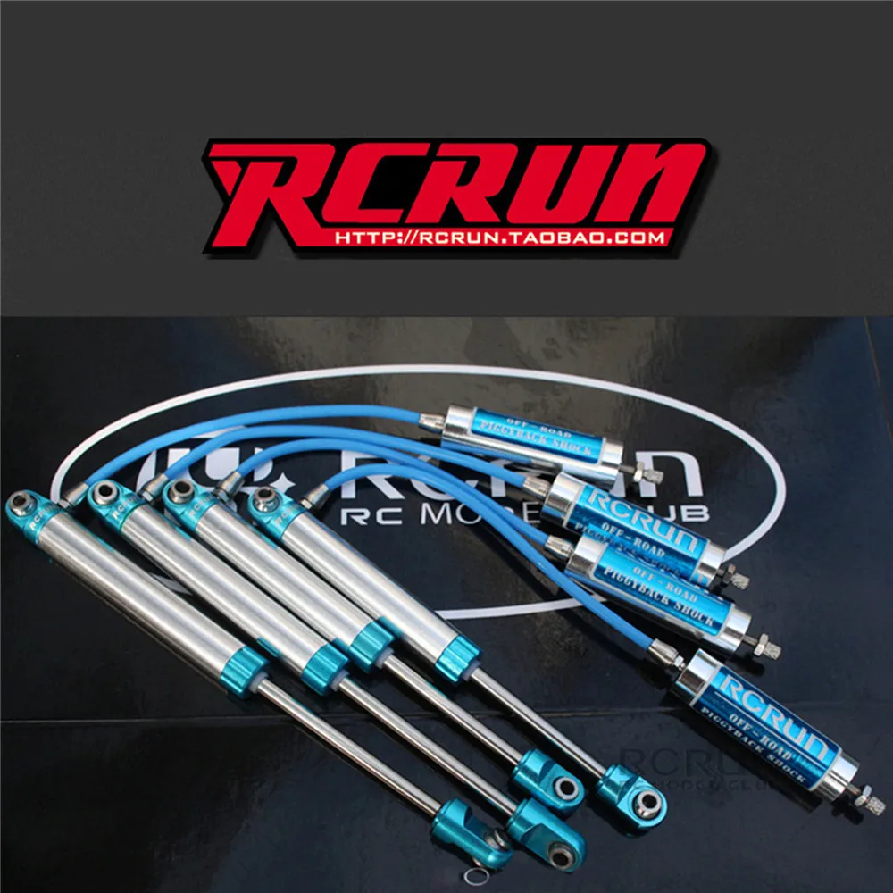 Amortiguadores de presión negativa para coche teledirigido, piezas de tracción de 106mm y 125mm para Axial RR10 90048 90053 todoterreno