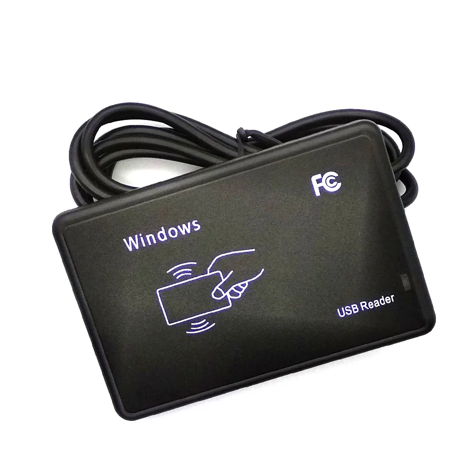 ID Card 125 Khz RFID Reader EM 4100 USB Proximity Sensor Smart Card Reader No Drive Issuing Device EM ID USB For Access Control