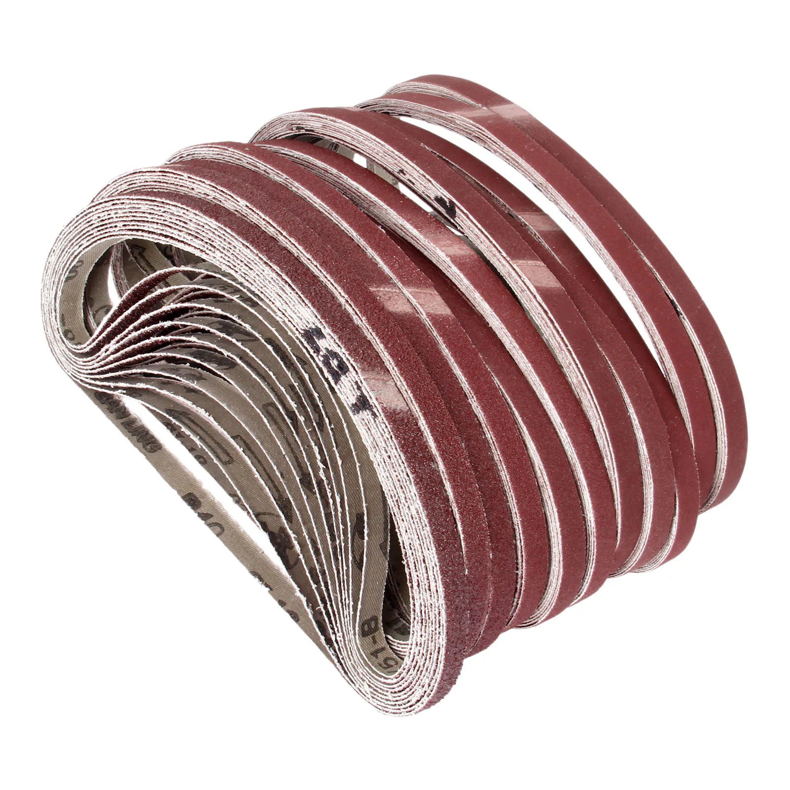 10Pcs 9*533mm Sanding Belts 533 * 75mm Sanding Band 21*0.35inch Sanding Screen With Grit 40 to 600 Soft Cloth For Belt Sander