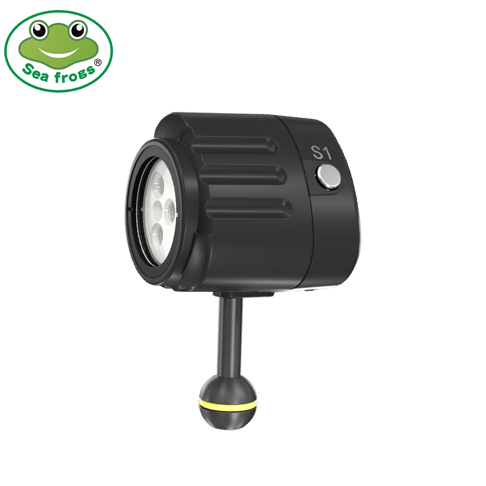 Seafrogs 40 Meter Waterproof Diving Fill LED Light 1000LM Outdoor Photography Lighting For TG 6/5/4 Action Camera And Phone