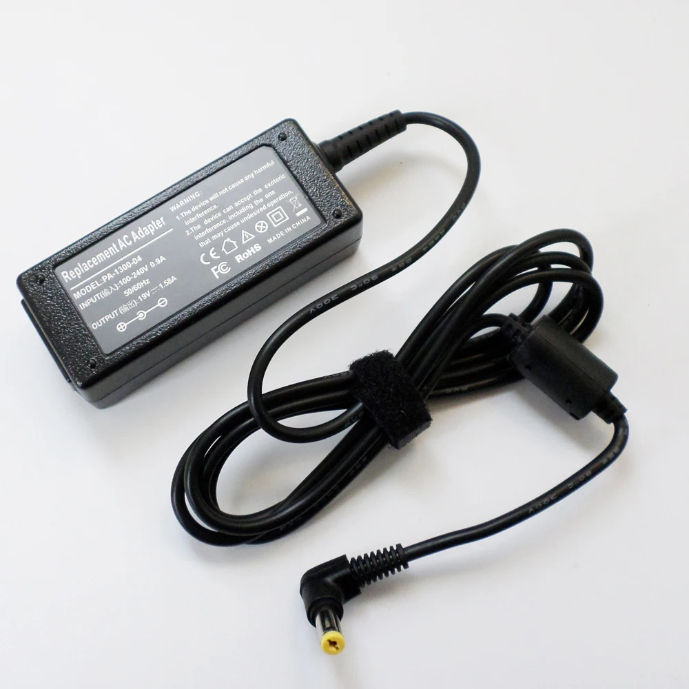 New 19V1.58A Laptop Power Supply Cord For Acer 30W AC Adapter ADP-30JH B PA-1300-04 HP-A0301R3 100-240v Notebook Battery Charger