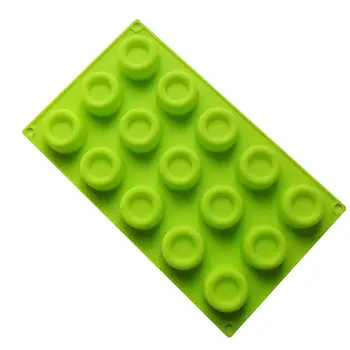 Silikon Mini Donutform Choklad 15 Hål Munk Bakplåt Muffinsformar Choklad Gelé Pudding Mudd 6 best sales Pudding tray - №6