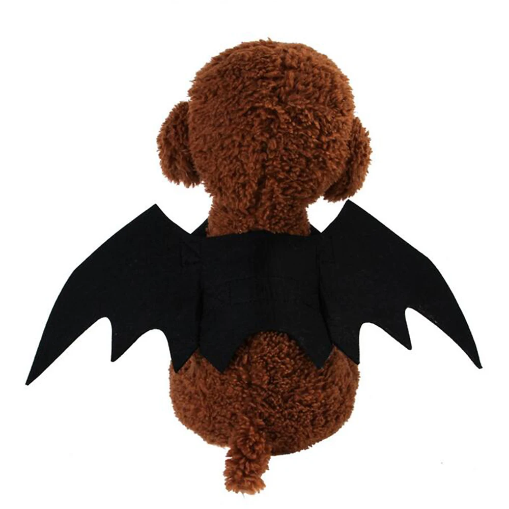 Bat Wings Vampire Cat Clothing Black Cute Fancy Dress Up Pet Dog Halloween Holiday Christmas Party Costumes Gifts Funny Clothes