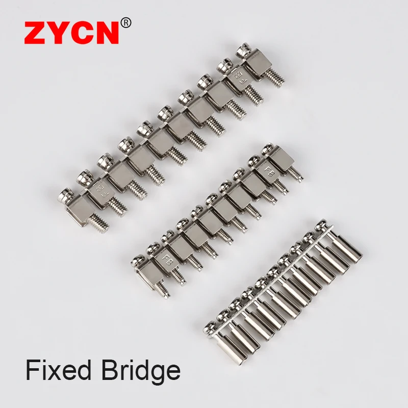 ZYCN 1PCS Fixed Bridge FBI 10-4/5/6/8  For UK-2.5B 5N UDK-4 Din Rail Screw Terminal Block Accessories