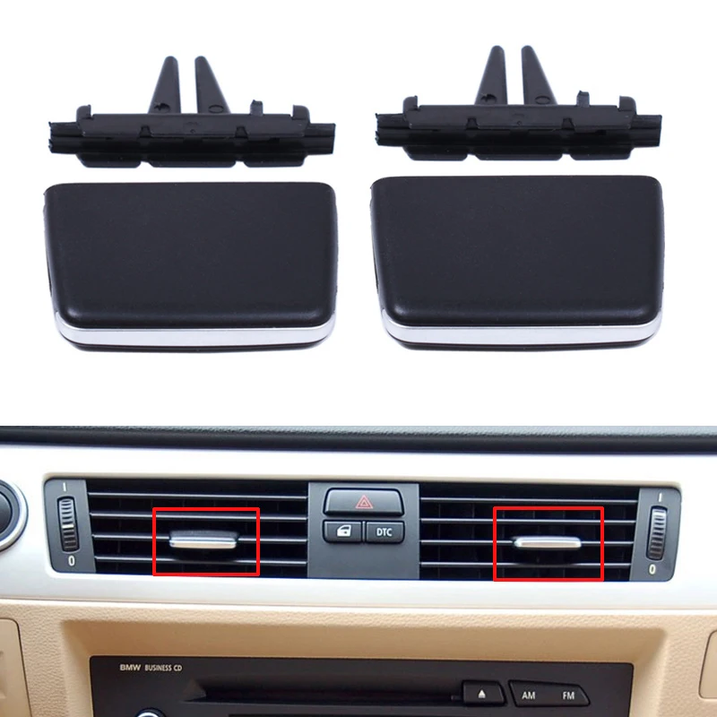 Front Air Conditioning AC Vent Grille Slider Clips For BMW 3 Series E90 E91 E92 E93 316 318 320 325 328