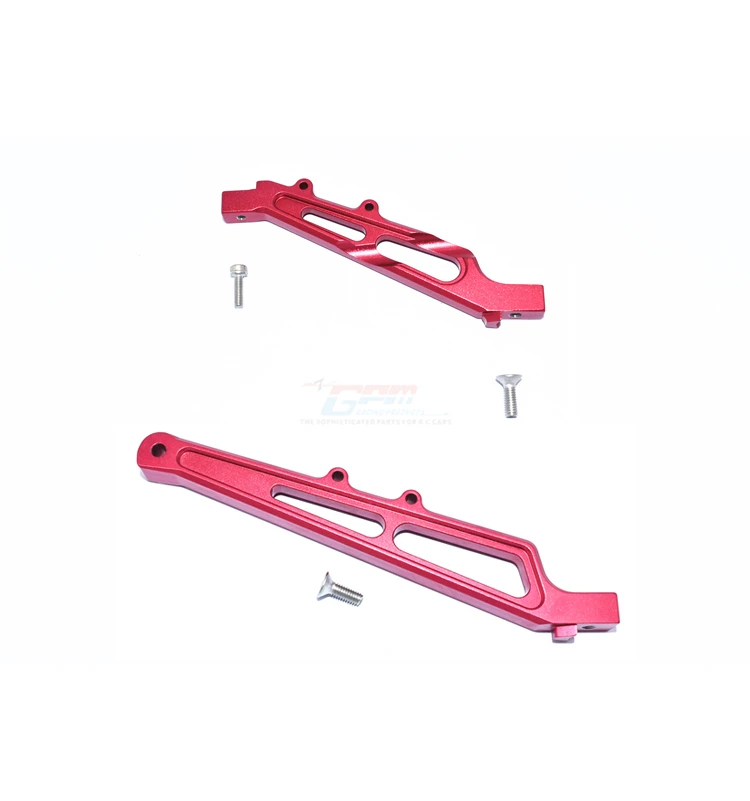 GPM Heavy Duty Aluminum Front and Rear Chassis Brace Support Frame Set for Arrma 1/7 Limitless INFRACTION