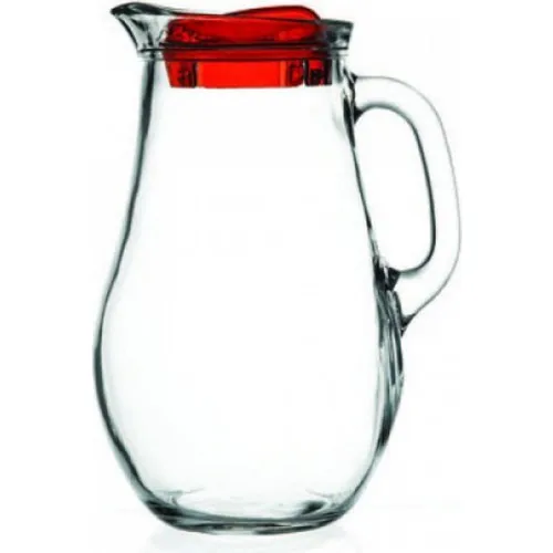 Pitcher with lid Water Jug Water Bottle, Musluklu Lemonade, Glass Teapot, Beverage Dispenser Musluklu Lemonade 2l