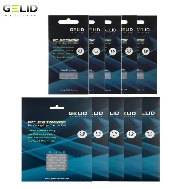 Gelid GP-EXTREME 12W/MK high-performance thermal pad CPU/GPU Graphics Card thermal pad Motherboard thermal pad Multi-size