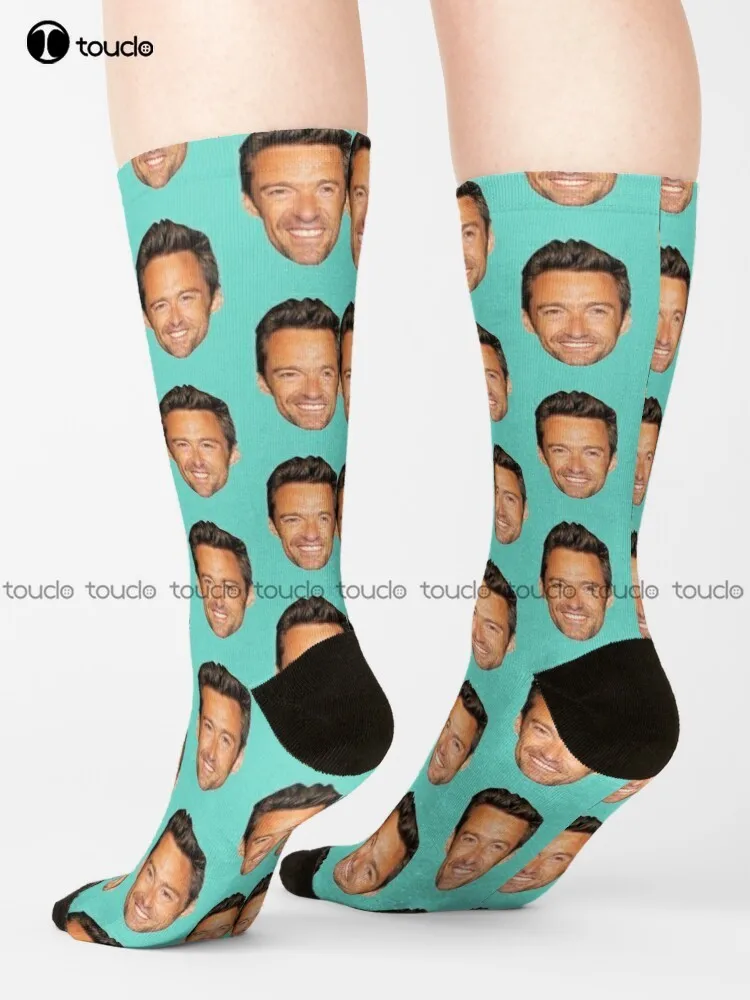 Hugh Jackman Les Miserables Logan Socks Ankle Socks Men Personalized Custom Unisex Adult Teen Youth Socks 360° Digital Print