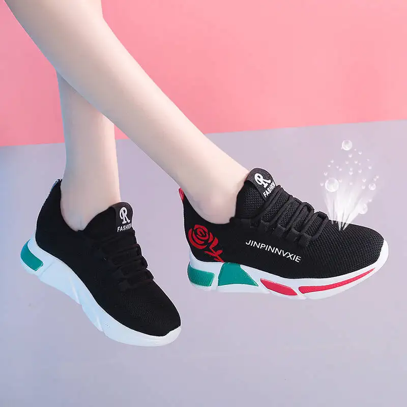 Tenis Feminino 2022 Women Tennis Shoes Outdoor Breathable Air Mesh Fitness Sneakers Walking Trainers Female Light Sport Shoes