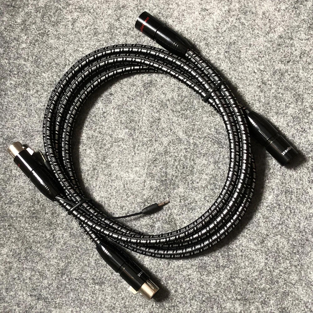 New NIAGARA XLR Balanced Cable with 72V DBS for DIY Amplifier HiFi Audio Line DVD CD Player Home Theater