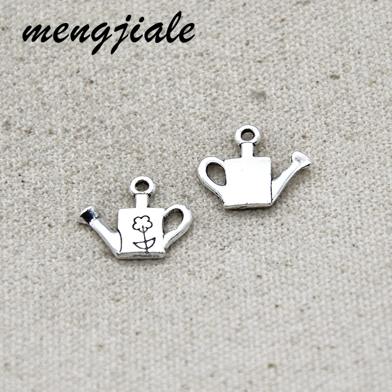 32pcs  Hot Sell Alloy  Flower Shower Kettle  Charms  For  Jewelry  Making  Handmade Crafts  Supplies