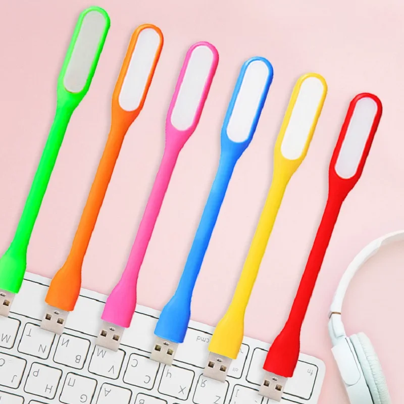 Mini lampe LED pliable Portable USB 5V 1.2W, Port USB, Power Bank, ordinateur tablette PC