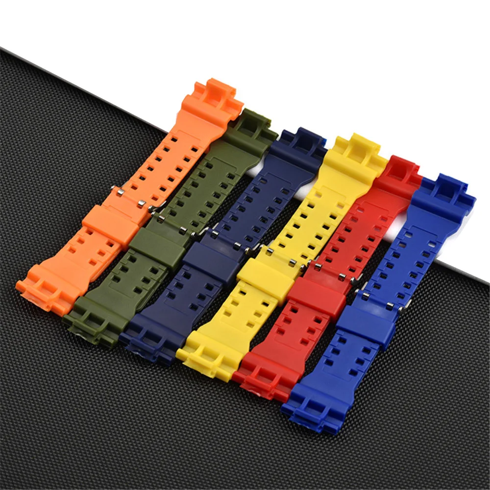 Resin Watch Band for Casio G-Shock GA-100/110/120/150/200/300/400/700 GD-100/120 G-8900 GW-8900 GLS-100 Strap Watchband Bracelet