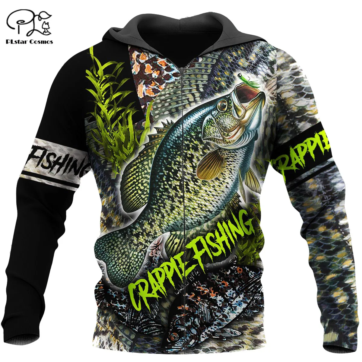 Animal CRAPPIE FISHING hoodies 3D printed Sweatshirt Hoodie Harajuku Autumn Streetwear women foe men Casual Tracksuit dropship