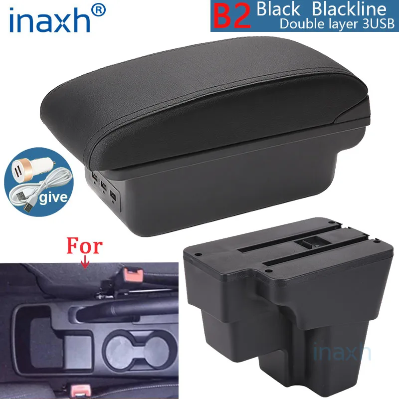 Voor KIA RIO Armsteun Doos Voor KIA STONIC KIA Rio lx Cerato Auto Armsteun Retrofit deel Opbergdoos Auto accessorie Zuid-amerika
