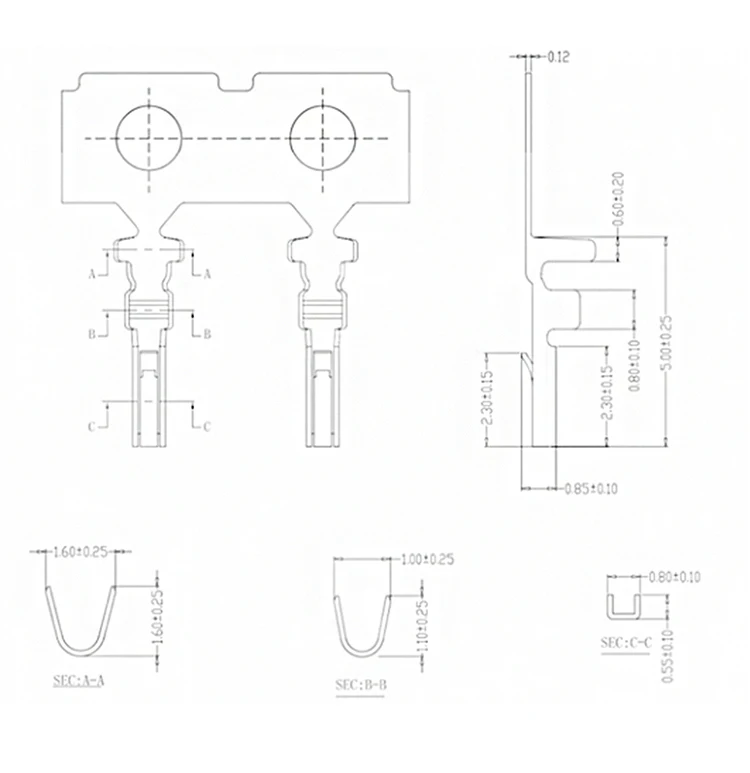 100pcs GH 1.25 Crimp Terminal Female Contact Pin for GH1.25 Housing Connector